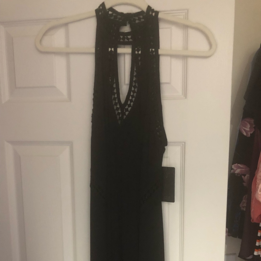 Guess long black dress